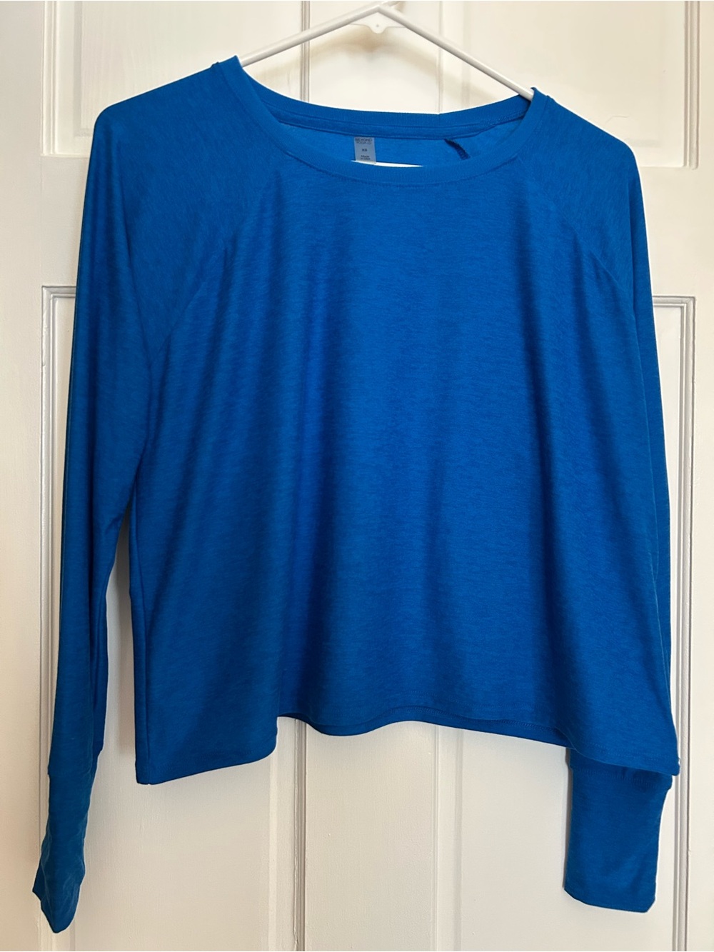 Beyond Yoga Vibrant Blue Crewneck Long Sleeve